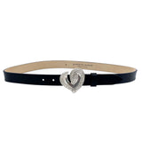Mini Heart - Engraved Vintage Buckle Belt - Streets Ahead
