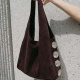 Rhea Hobo Bag Plum Suede