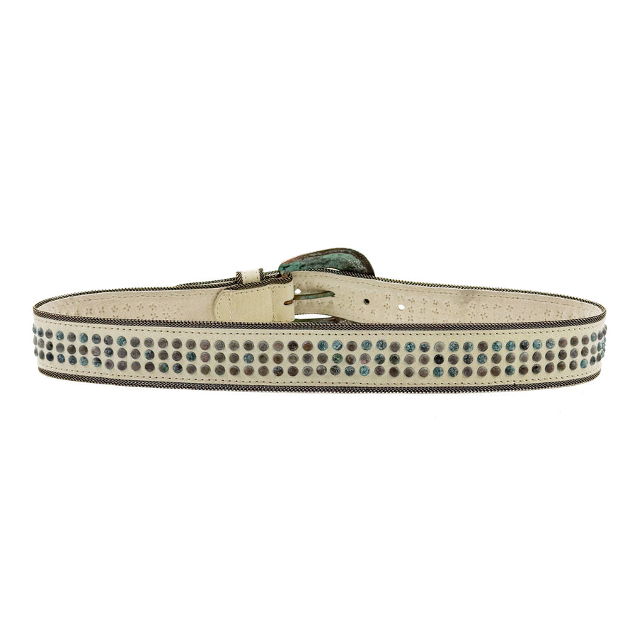 Flynn Belt - Western Studded Italian Leather Belt - Streets Ahead