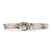 python embossed Italian leather belt with silver buckle - Streets Ahead