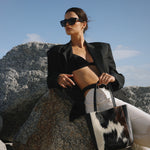 Mini Mara Shopper - Natural Cowhide - [description] - StreetsAheadInc