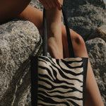Mini Mara Shopper - Zebra Calf Hair - [description] - StreetsAheadInc