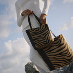 Mini Mara Shopper - Brown Zebra Calf Hair - [description] - StreetsAheadInc