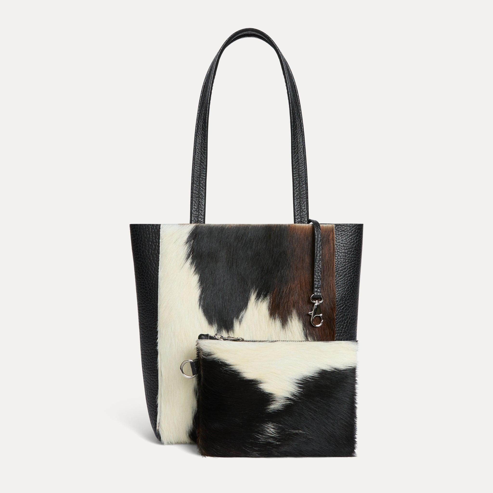 Mini Mara Shopper - Natural Cowhide - [description] - StreetsAheadInc