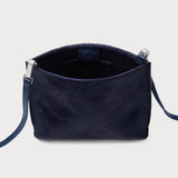 Colette Crossbody Navy Calf Hair