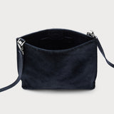 Colette Crossbody Black Calf Hair
