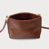 Colette Crossbody Cognac Calf Hair