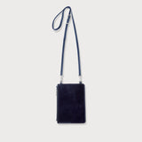 Romy Phone Crossbody Navy Calf Hair