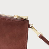 Romy Phone Crossbody Rosewood Suede