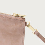 Romy Phone Crossbody Blush Suede