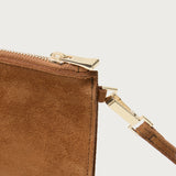 Romy Phone Crossbody Tan Suede