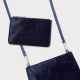 Margot Card Case Navy Calf Hair