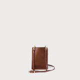 Romy Phone Crossbody Cognac Calf Hair