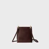 Colette Crossbody Chocolate Suede