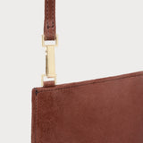 Colette Crossbody Rosewood Suede