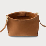Colette Crossbody Tan Suede
