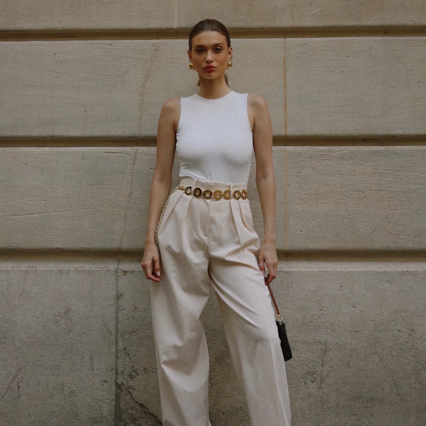 Tatum - Elegant Gold Plated Italian Chain Belt - Streets Ahead