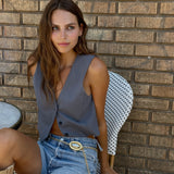 Streets Ahead x Past Midnight Two-Tone Belt - Belts - StreetsAheadInc