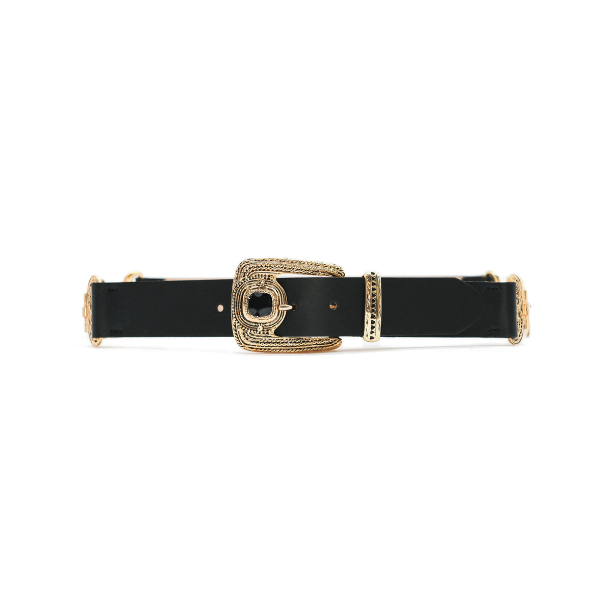 Henrietta Belt - Black Leather