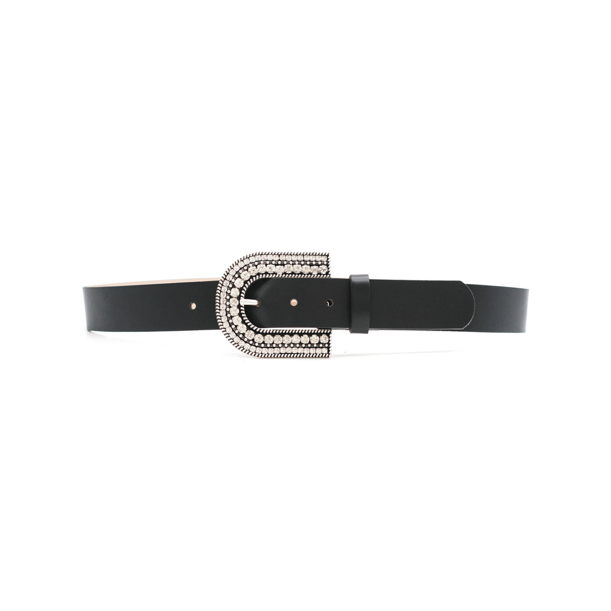 Clementine Belt - Black Leather