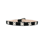 Winifred Belt in black suede, back