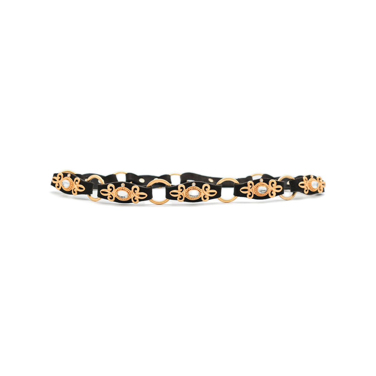 Mathilde Belt - Coffee Suede