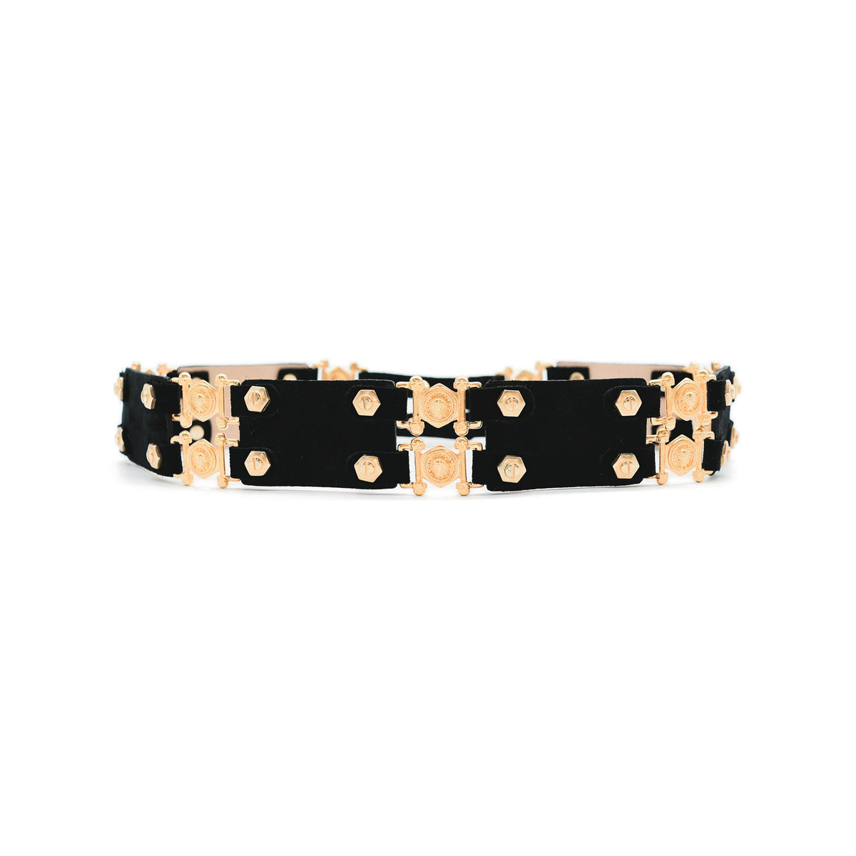 Constance Belt - Black Suede