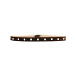 Lorna Belt in chocolate suede, back