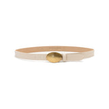 Vivienne Belt - Cream Leather