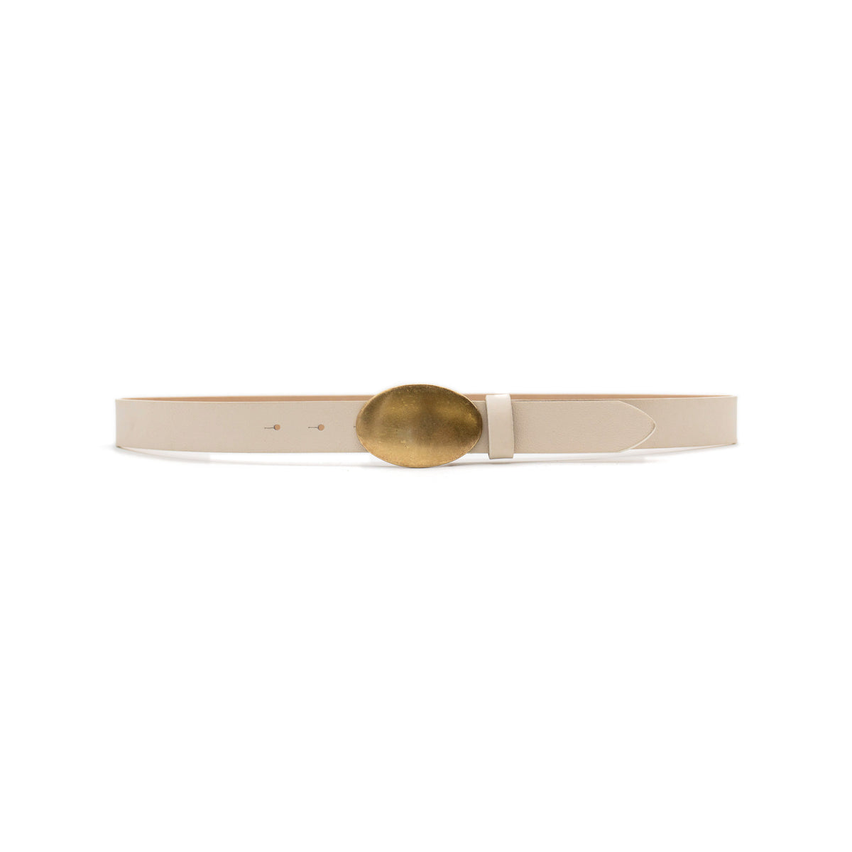 Vivienne Belt - Cream Leather