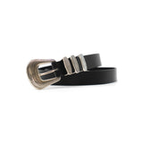 Delphine Belt - Black Leather