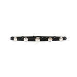 Philippa Belt in black leather, back