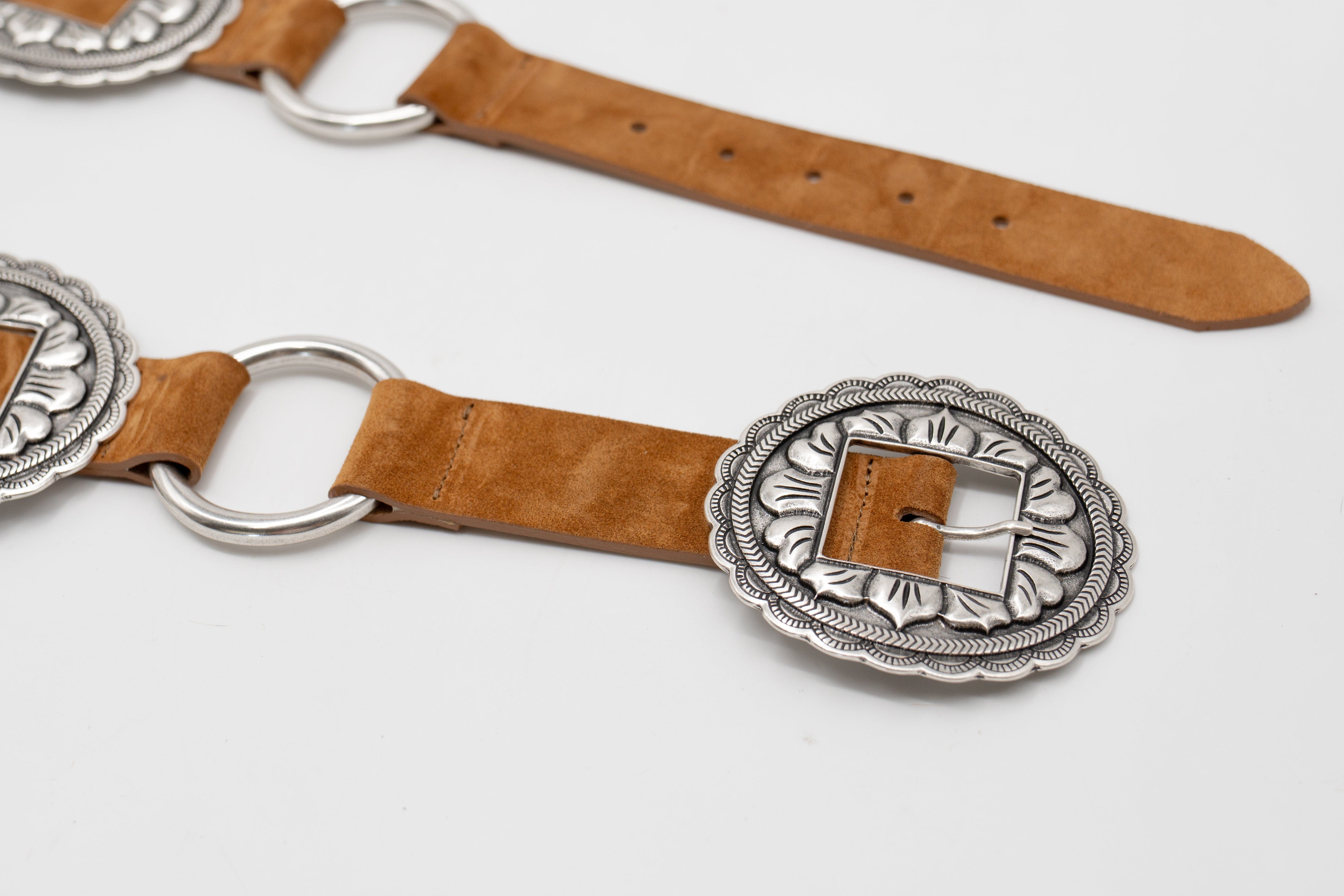 Lilienne Belt - Silver Buckle Set - belt - StreetsAheadInc