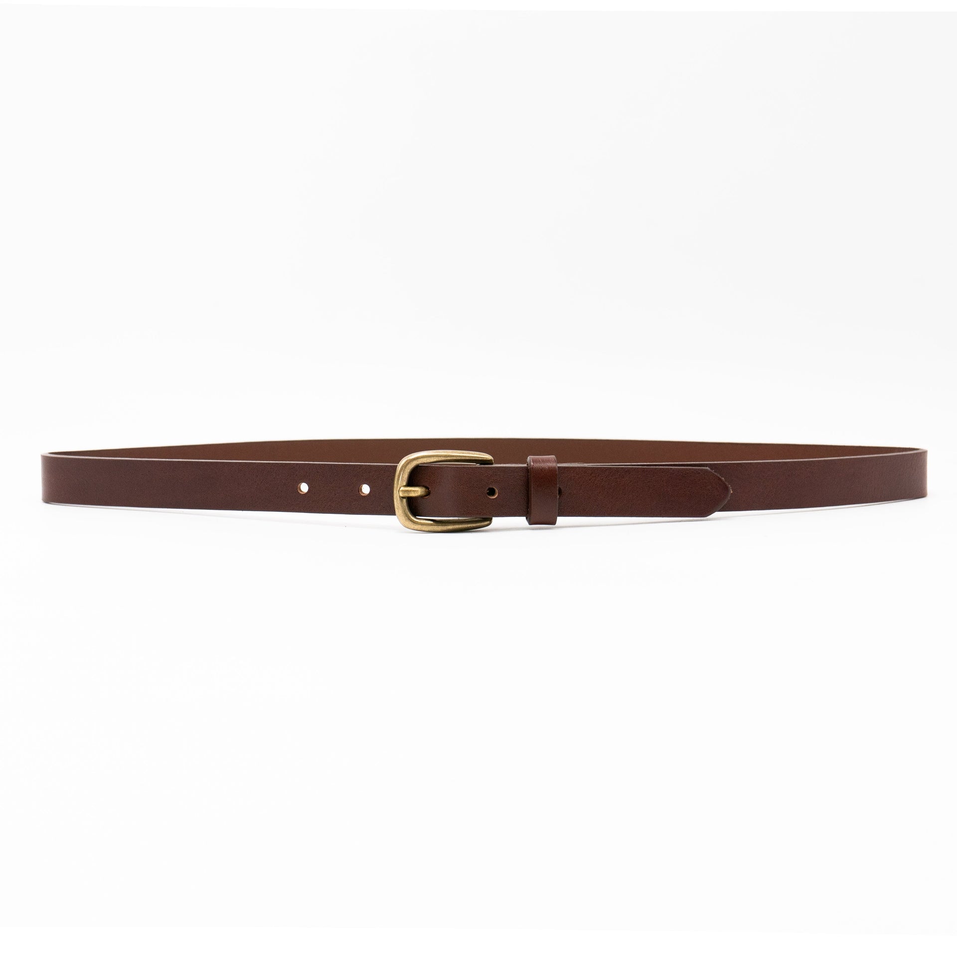 Millie Belt Chocolate Brass