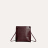 Streets Ahead Nova Crossbody in Italian novelty leather, front view