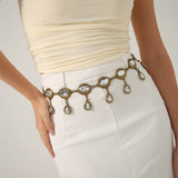 Lennon Chain Belt - Brass