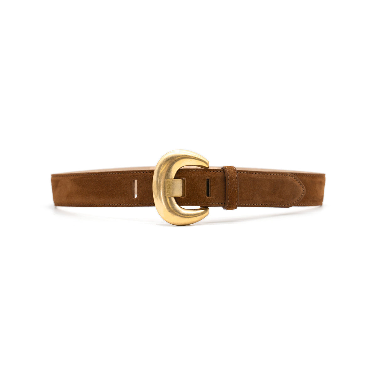 Imogen Belt - Tobacco Suede