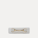 Stella Clutch White Leather