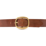 Rosalind Belt - Cognac Distressed Leather