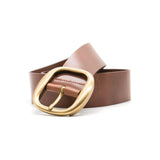 Rosalind Belt - Cognac Distressed Leather