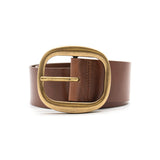 Rosalind Belt - Cognac Distressed Leather