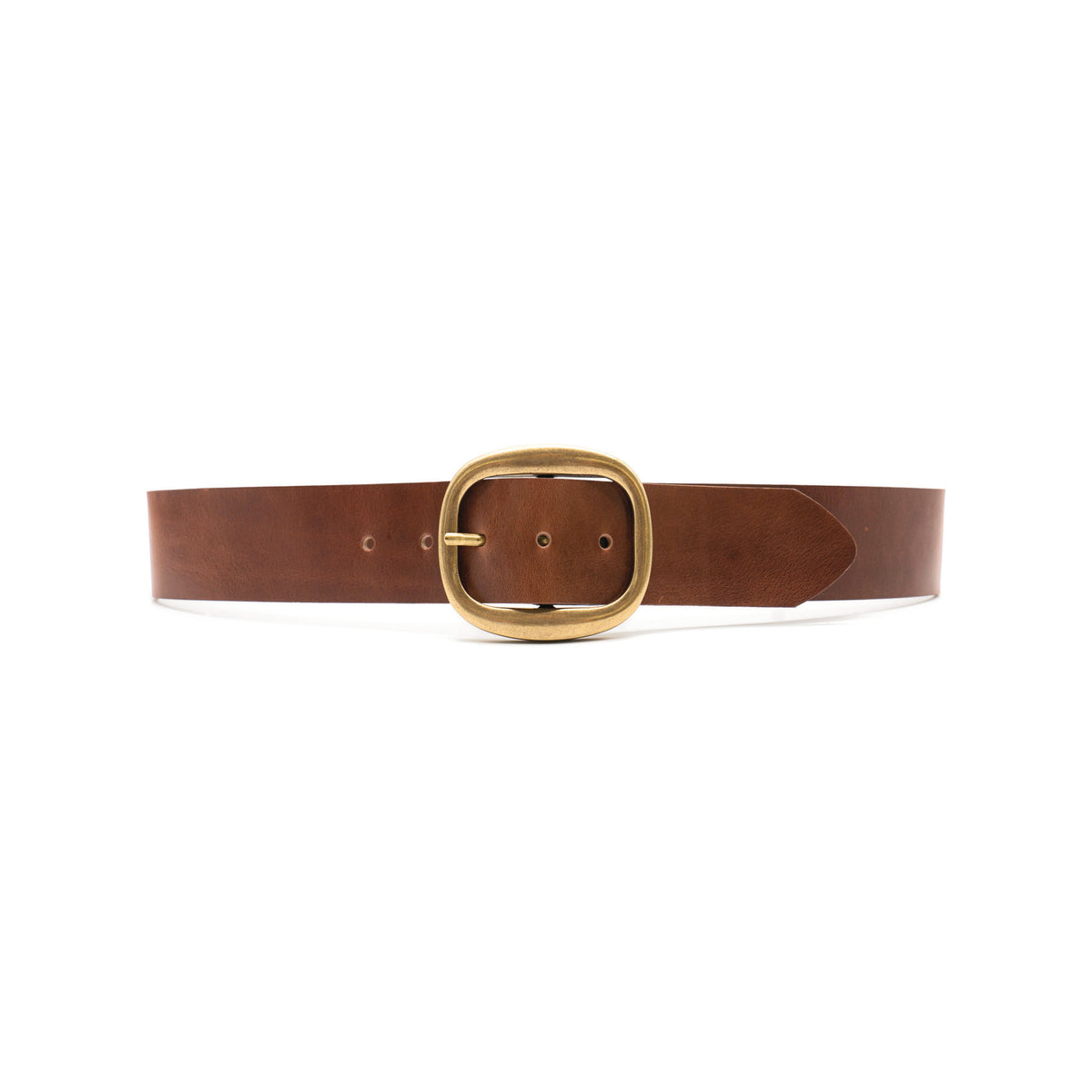 Rosalind Belt - Cognac Distressed Leather