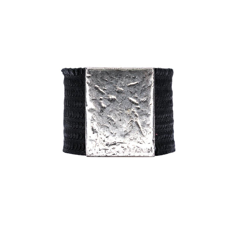 Gambino Cuff - Black Silver - Streets Ahead