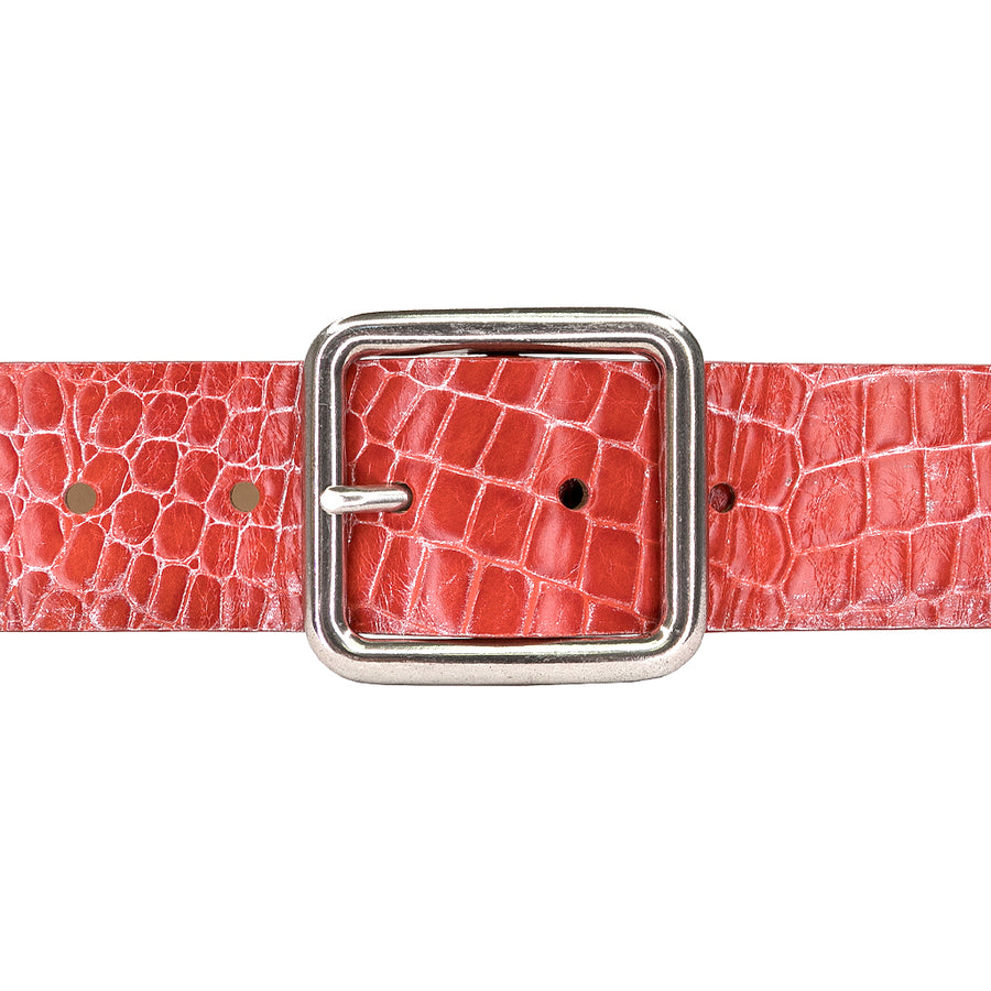 Red hotsell croc belt