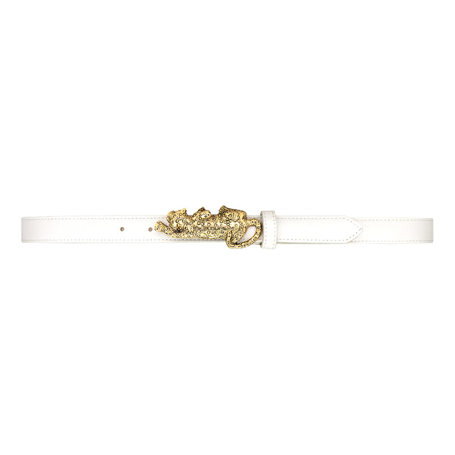 Nouvel Belt - White Gold Jaguar - Streets Ahead