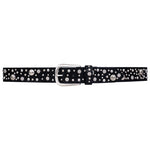 Jagger -Black Belt Silver Studs - Streets Ahead