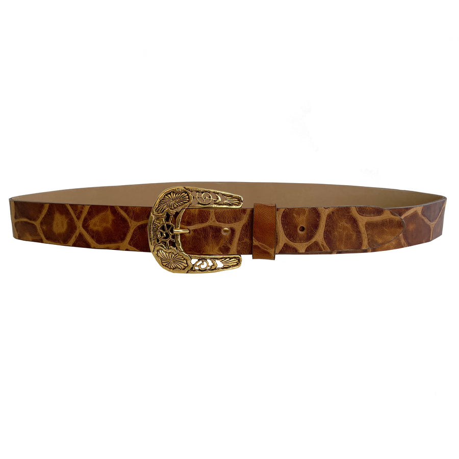 Madilyn Belt - Cognac Wester Belt - Streets Ahead