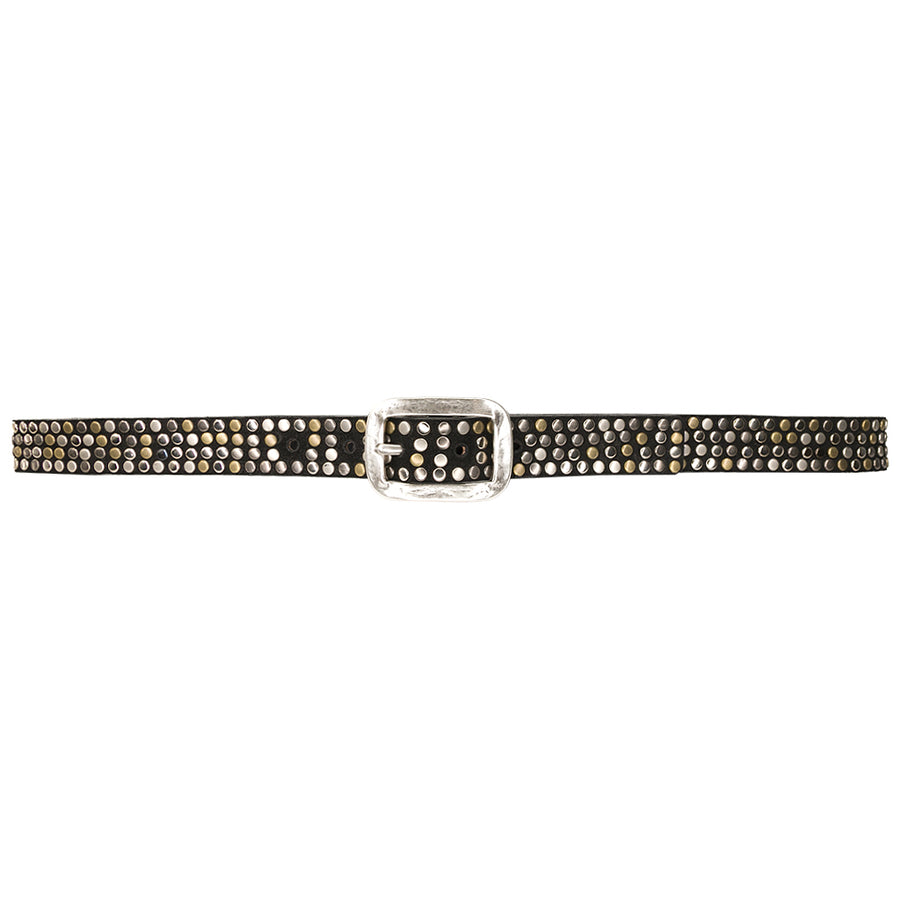 Calypso Belt - Black Mixed Metal Studs - Streets Ahead