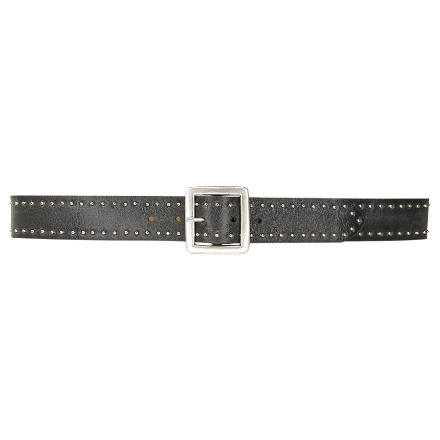 Thea Belt - Black Silver Studded - Streets Ahead