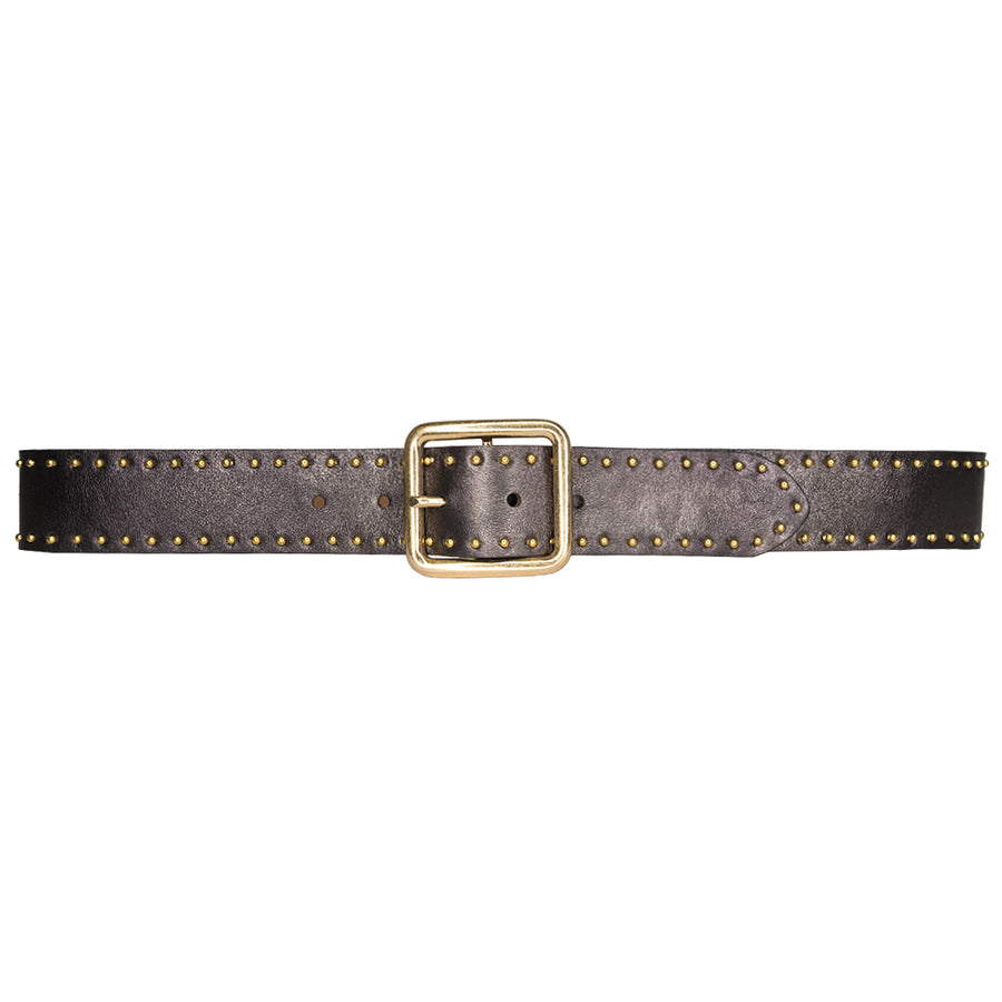 Tina Belt - Pewter Gold Studded - Streets Ahead